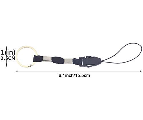 YOUOWO 10 Pcs Nylon Finger Short Lanyards With Circular Ring Detachable For USB Flash Drive Cell Phone Key Ipod Mp3 Mp4 ID Card Badge Small Electronic Devices - Image 3